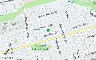 Map of 70 Divadale Drive, Toronto, ON M4G 2P2, Canada