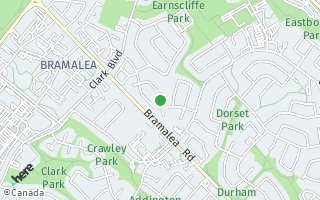 Map of 6  Ellendale Crescent, Brampton, ON L6T3N9, Canada