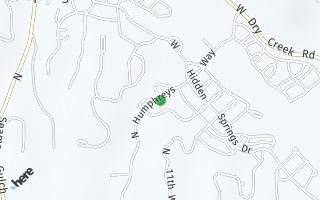 Map of 12526 N Humphreys Way, Boise, ID 83714, USA