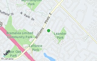 Map of 41 Lawndale Crescent, Brampton, ON L6S3L3, Canada