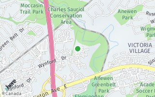 Map of 75 Wynford Heights Drive 2205, Toronto, ON M3C 3H9, Canada