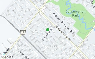 Map of 16 Mapleshade Drive, Brampton, ON L7A 1H1, Canada