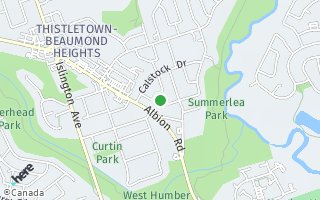 Map of 76 Alhart Dr., Toronto, ON M9V 2N4, Canada