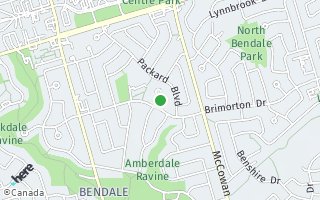 Map of 4 Camlac Pl, Toronto, ON M1P 4A3, Canada