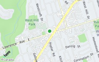 Map of 10  Rodda Blvd 43, Toronto, ON M1E2Z6, Canada