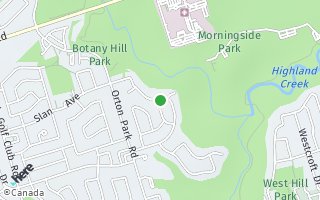 Map of 82 Botany Hill Rd, Toronto, ON M1G 3K5, Canada