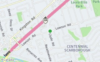 Map of 164 Lawson Rd, Toronto, ON M1C2J4, Canada