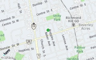 Map of 102 Ruggles Avenue, Richmond Hill, ON L4C 1Y1, Canada