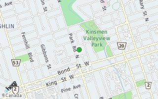 Map of 106 Warren Ave, Oshawa, ON L1J 4G4, Canada