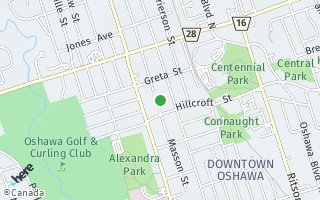 Map of 543 Masson Street, Oshawa, ON L1G5A2, Canada