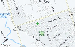 Map of 127 Lunney Cres, Bowmanville, ON L1C 5N9, Canada