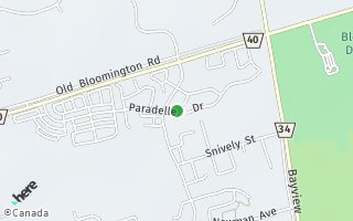 Map of 356 Paradelle Dr, Richmond Hill, ON L4E4R7, Canada