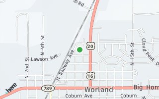 Map of 812 Lawson Ave, Worland, WY 82401, USA