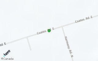 Map of 1195 Coates Rd E, Oshawa, ON L1H 7K4, Canada