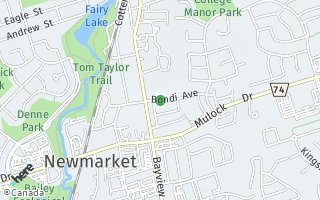 Map of 545 Bondi Avenue, Newmarket, ON L3Y 8R5, Canada