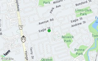 Map of 158 Eagle St, Newmarket, ON L3Y 1J6, Canada
