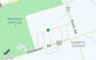 Map of 40 Wyndance Way, Uxbridge, ON L9P 0B8, Canada