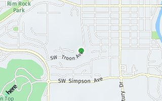 Map of 1738 SW Troon Avenue, Bend, OR 97703, USA