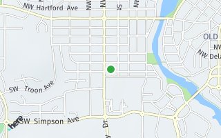 Map of 1342 NW Albany Ave, Bend, OR 97703, USA