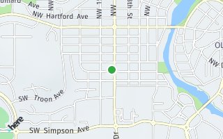 Map of 1414 NW Baltimore Ave, Bend, OR 97703, USA