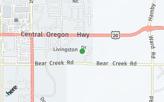 Map of 21356 Bartlett Lane, Bend, OR 97701, USA