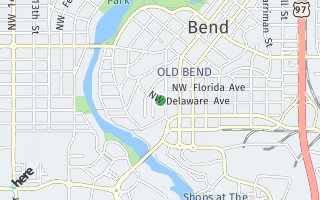 Map of 924 NW Delaware Ave, Bend, OR 97701, USA