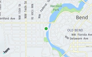 Map of 536 NW Harmon Blvd, Bend, OR 97703, USA