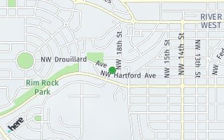 Map of 2361 NW Drouillard Ave, Bend, OR 97703, USA