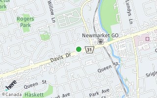 Map of 625 Drive Drive, Newmarket, ON L3Y 2R2, Canada
