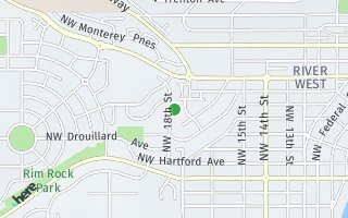 Map of 1210 NW 18th St., Bend, OR 97703, USA