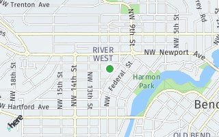 Map of 1030 NW Lexington Ave, Bend, OR 97703, USA