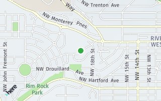 Map of 1922 NW Newport Hills Dr, Bend, OR 97701, USA