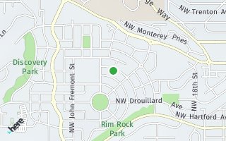 Map of 2429 NW Dorion Way, Bend, OR 97703, USA