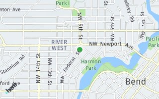 Map of 1355 NW Federal St, Bend, OR 97703, USA