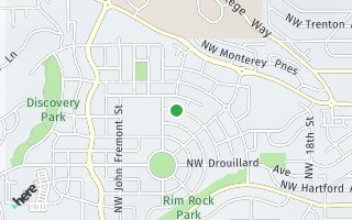 Map of 2406 NW Dorion Way, Bend, OR 97701, USA