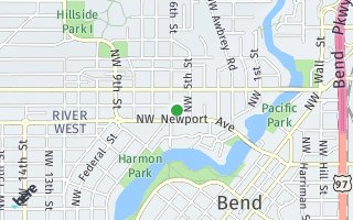 Map of 547 NW Ogden, Bend, OR 97701, USA
