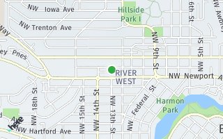 Map of 1269 NW Ogden Ave, Bend, OR 97703, USA