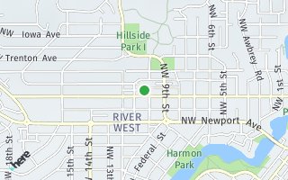 Map of 1025 NW Quincy Ave, Bend, OR 97703, USA