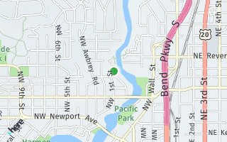 Map of 1938 NW 1st, Bend, OR 97701, USA
