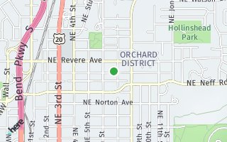 Map of 664 NE Quimby Avenue, Bend, OR 97701, USA