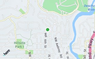 Map of 523 NW Greyhawk, Bend, OR 97703, USA