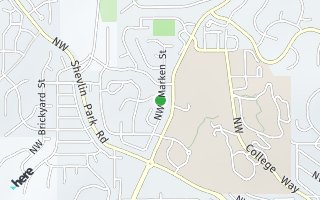 Map of 2401 NW Marken St, Bend, OR 97701, USA