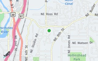 Map of 2591 NE Keats Drive, Bend, OR 97701, USA