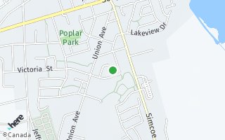 Map of 55 Sadler Cres, Port Perry, ON L9L 1T3, Canada