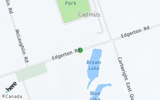 Map of 4131 Edgerton Rd, Blackstock, ON, Canada