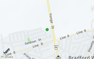 Map of 31 Meadowview Drive, Bradford West Gwillimbury, ON L3Z 3J4, Canada
