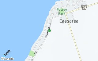 Map of 68 Summit Dr, Caesarea, ON, Canada