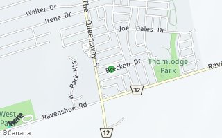 Map of 59 Brecken Drive, Georgina, ON L4P 4A6, Canada