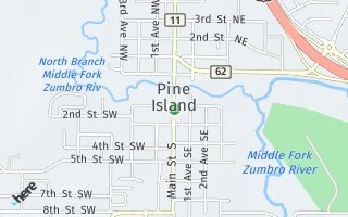 Map of 9452 County 105 Road NW, Pine Island, MN 55963, USA