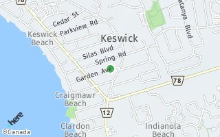 Map of 146 Garden Avenue, Georgina, ON L4P2L1, Canada